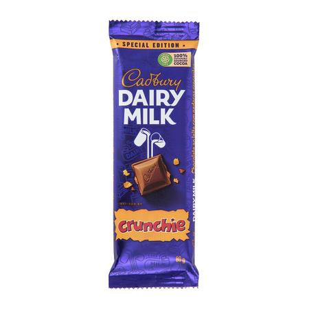 Cadbury Dairy Milk Crunchie Chocolate Slab 80g