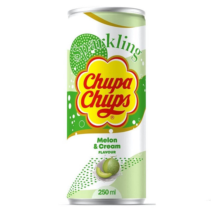 Chupa Chups Sparkling Melon & Cream 250ml