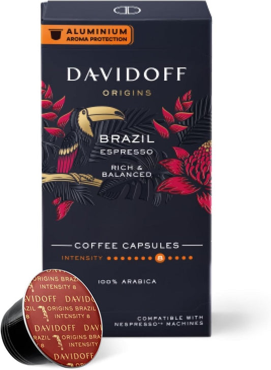 Davidoff Brazil Espresso Rich & Balanced Coffee Capsules