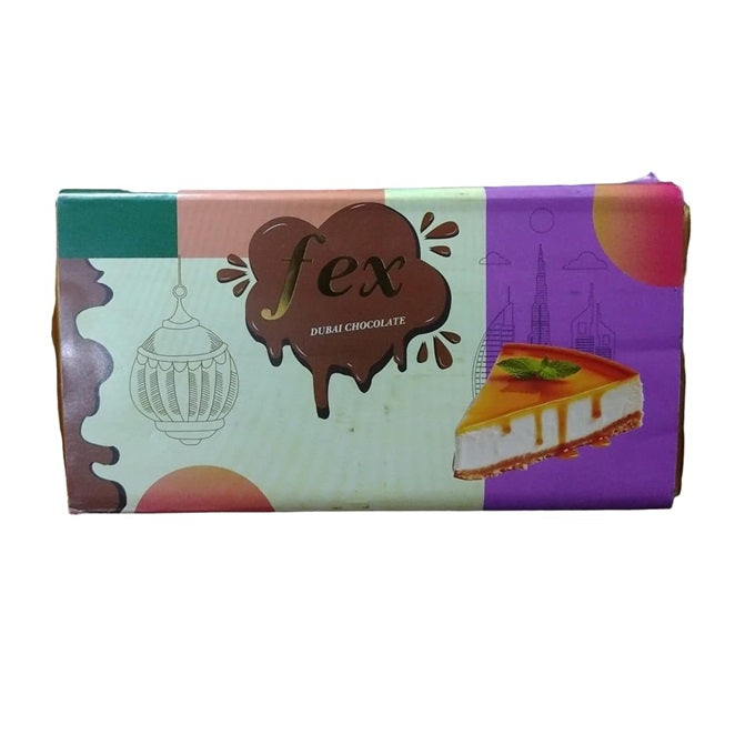 Fex Kunafa Dubai Chocolate Milk Chocolate with Cheesecake, 230g