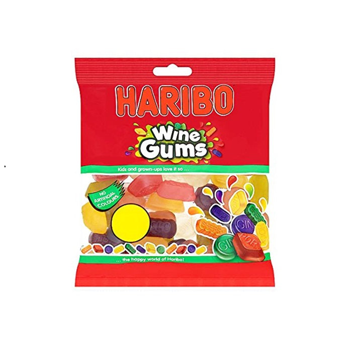 Haribo Wine Gums Gummy Candy 154gm