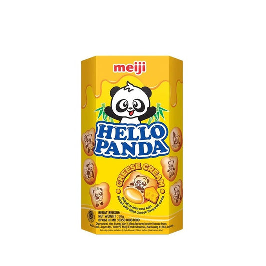 Meiji Hello Panda Biscuits Cheese Flavoured Filling 38gm