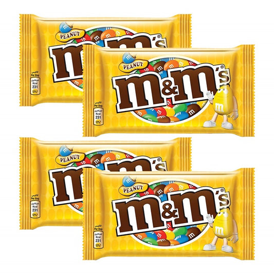 M&M's Peanut Candy 45gm (Pack of 4)