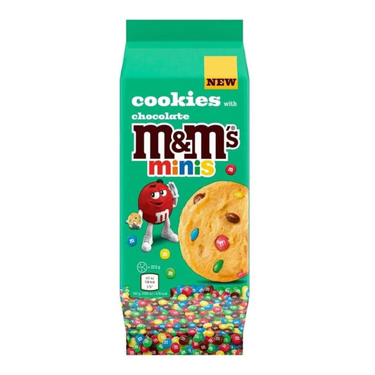 M&Ms Minis Cookies with Chocolate Chips, 225gm