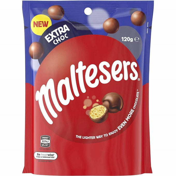 Maltesers Extra Chocolate Pouch 120gm