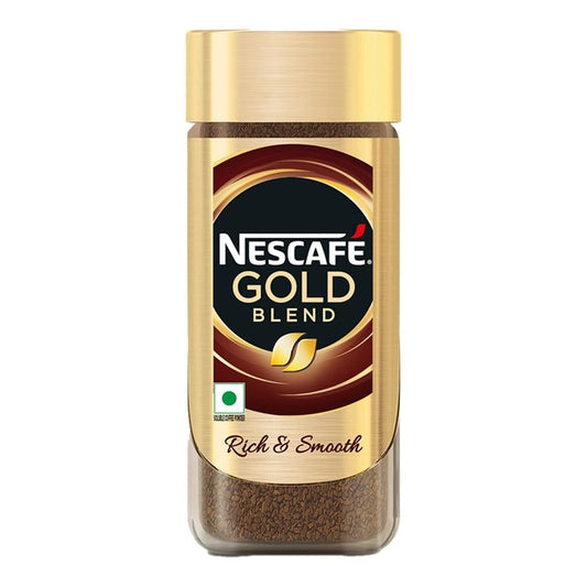 Nescafe Gold Blend Rich And Smooth Instant Coffee Powder Jar, 185G