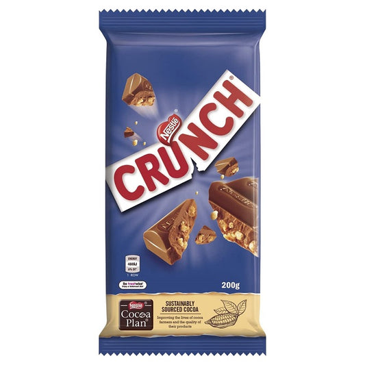 Nestle Crunch Chocolate Bar, 200g