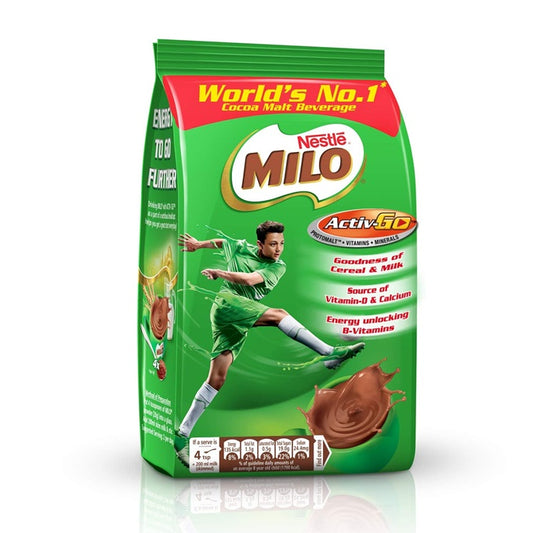 Nestle Milo Original Activ-Go Chocolate Malt Drink Powder, 400gm