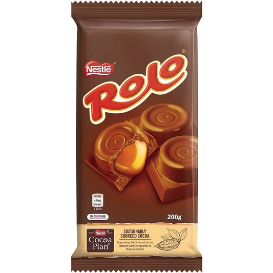 Nestle Rolo Chocolate Bar, 200g