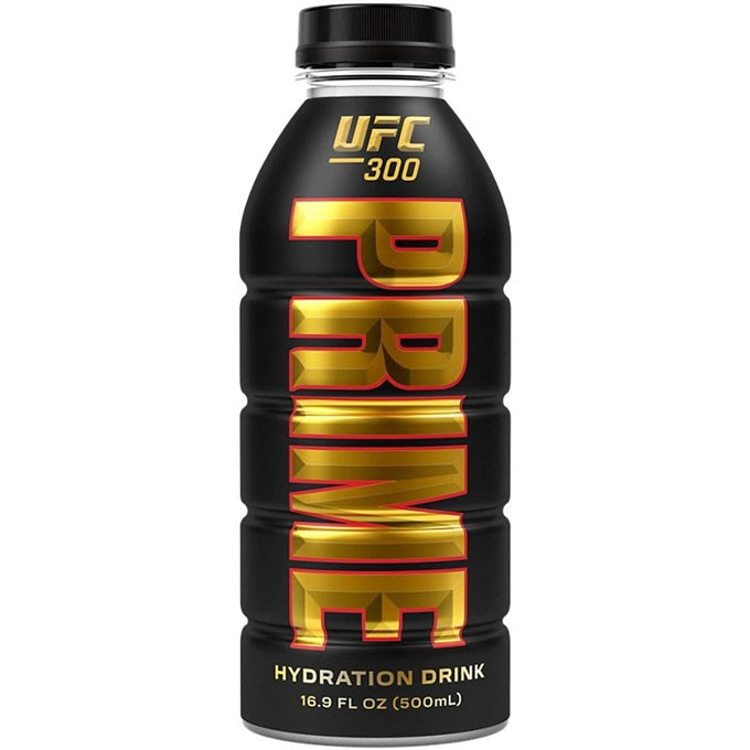 Prime Drink UFC-300 Black & Gold Limited Edition Sports Drinks 500ML