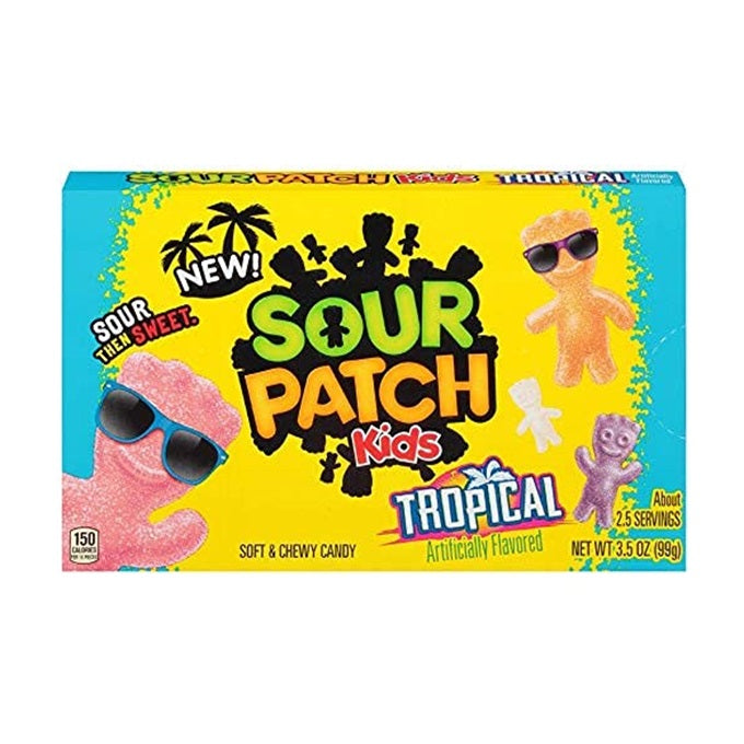 Sour Patch Kids Tropical Soft & Chewy Candy 99gm