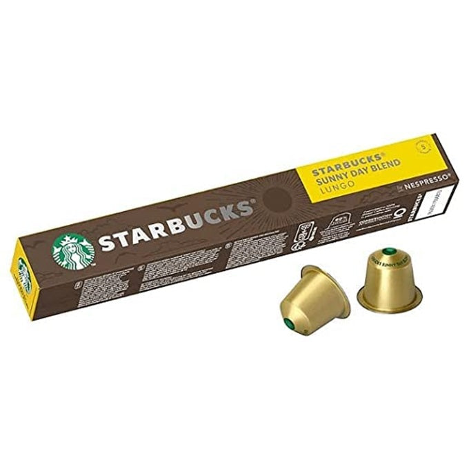 Starbucks By Nespresso Sunny Day Blend Coffee Pods 10 Capsules