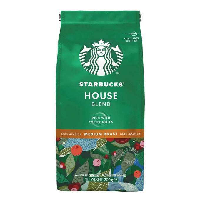 Starbucks House Blend Ground Coffee, 200g