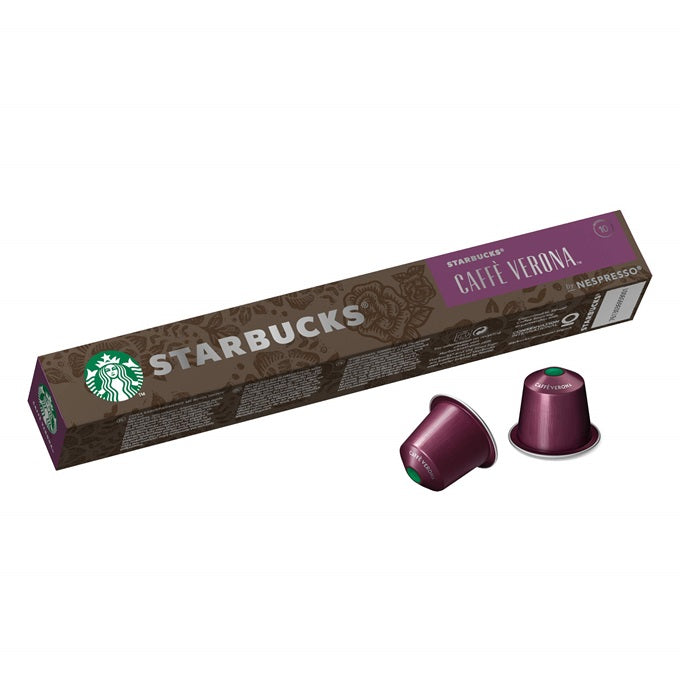 Starbucks Nespresso Caffé Verona Coffee Capsules - 10 Pods