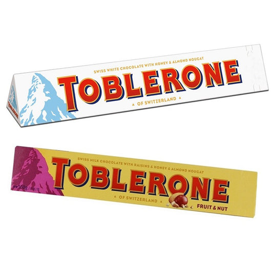 Toblerone Fruit N Nut & White Chocolate Combo Pack of 2