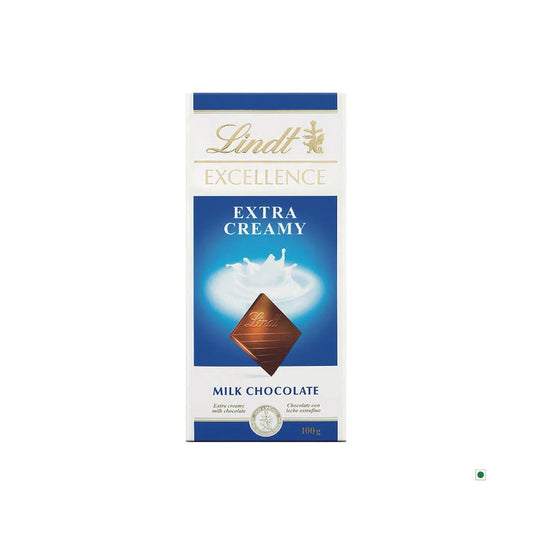 Lindt Excellence Extra Creamy Milk Chocolate 100g Imported