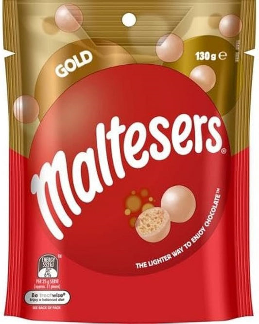 Maltesers Gold Chocolate Share Bag 130g