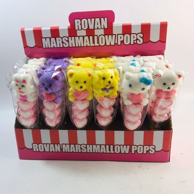 Rovan Marshmallow Pops Candy Pack of 30