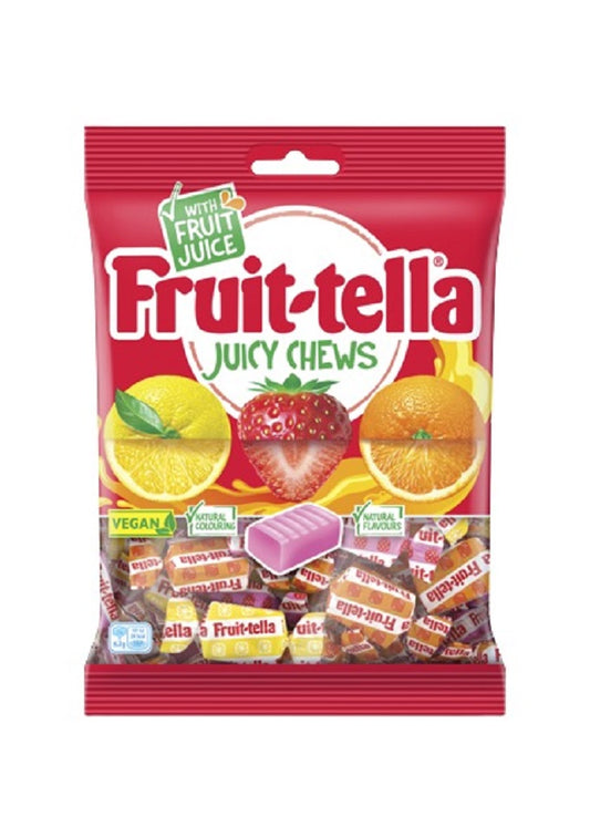 Fruit-tella Juicy Chews Vegan Chewy Candy 170gm