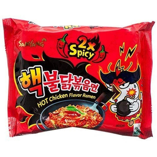 Samyang 2X Spicy Hot Chicken Flavor Buldak Noodles