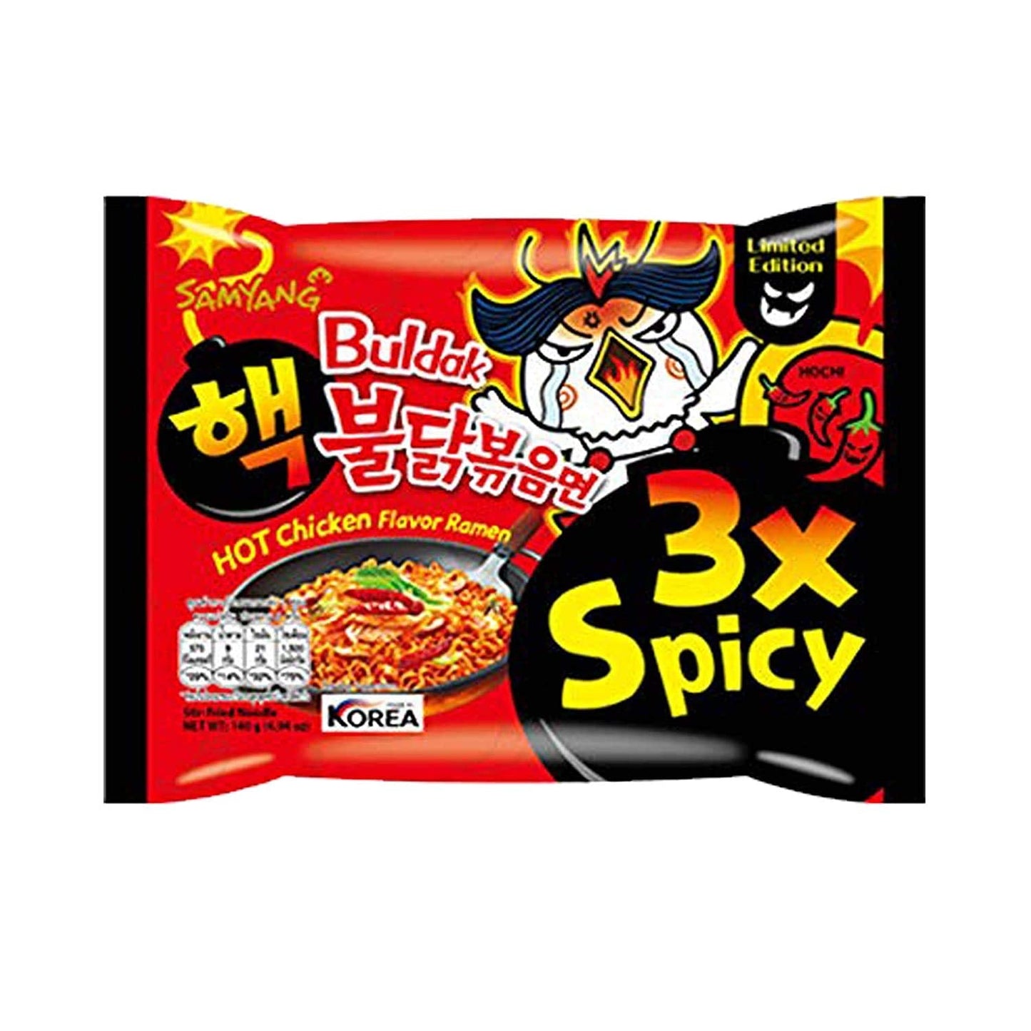 Samyang  3X Spicy Hot Chicken Instant Buldak Noodles 140g