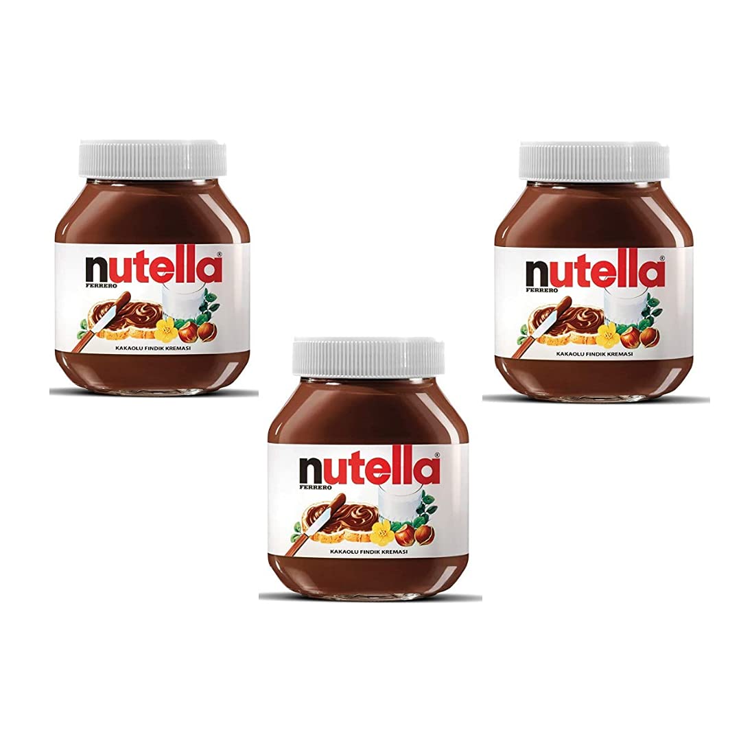 Nutella Hazelnut Spread 750g Pack of 3