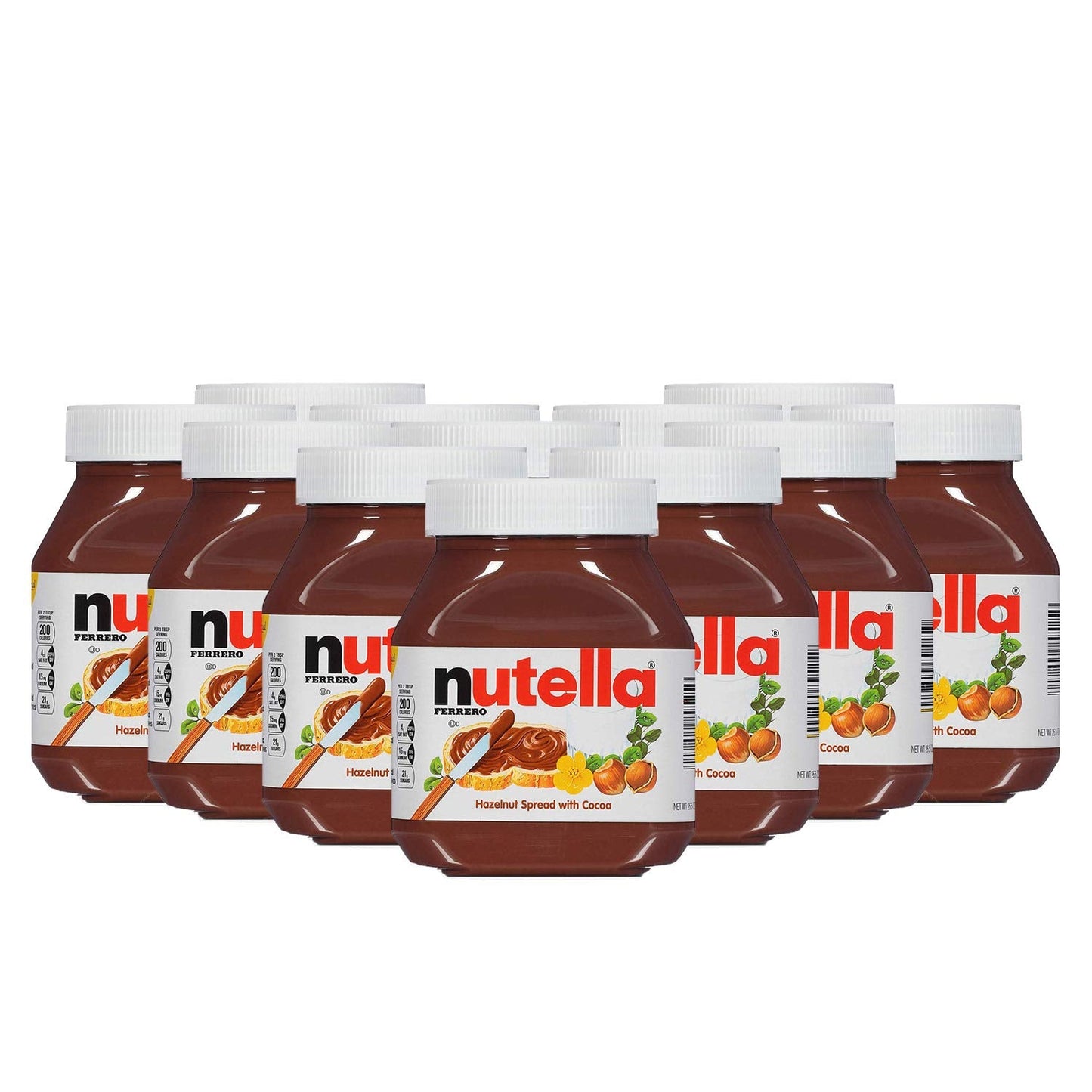 Nutella Chocolate Hazelnut Spread 12 x 750g