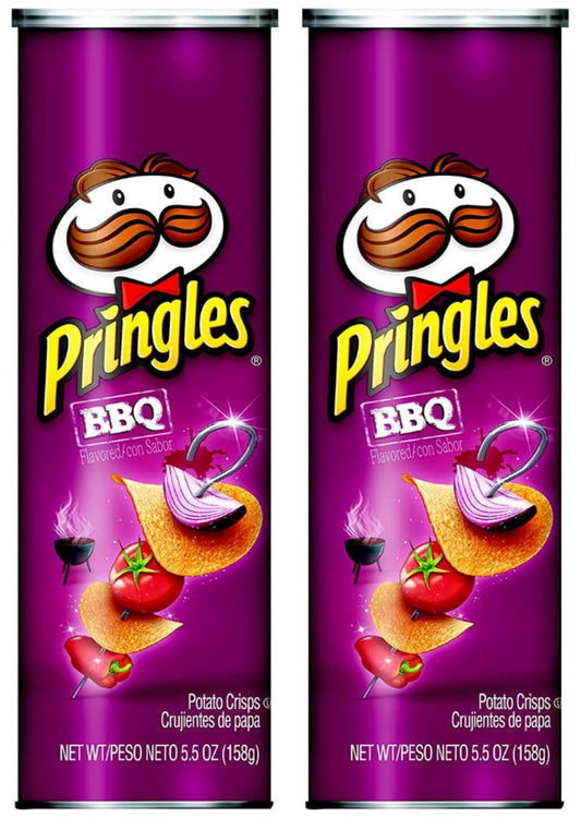 Pringles BBQ Chips 158g (Pack of 2)