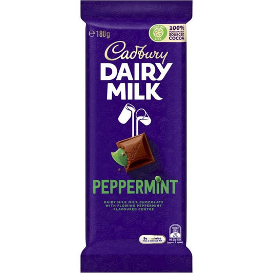 Cadbury Dairy Milk Peppermint 180g Imported