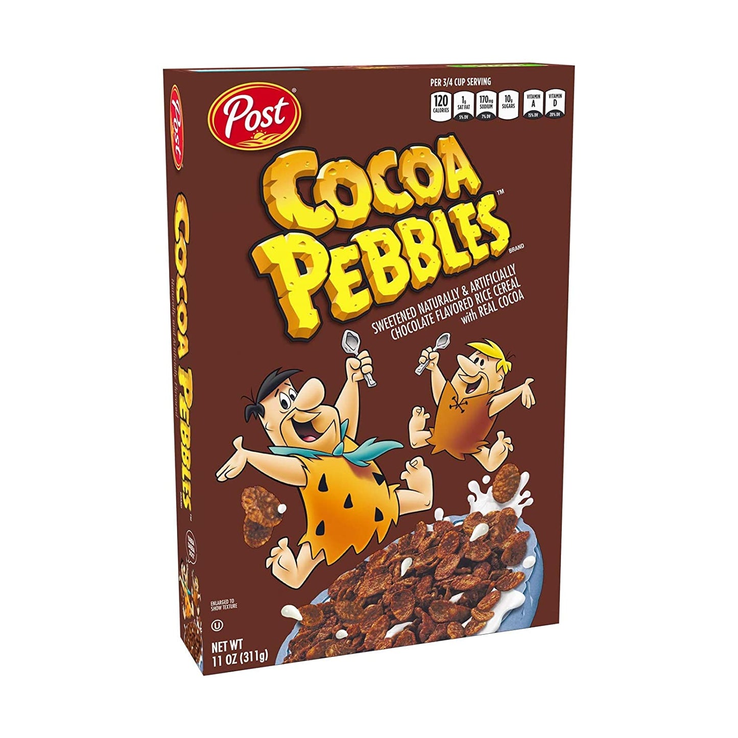 Post Cocoa Pebbles Chocolate Cereal 311g