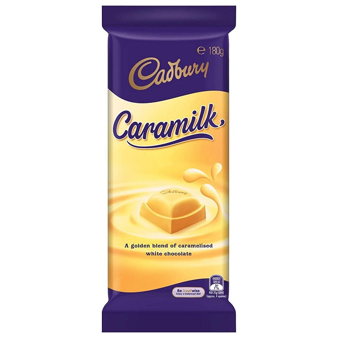 Cadbury Caramilk White Chocolate Bar, 180gm