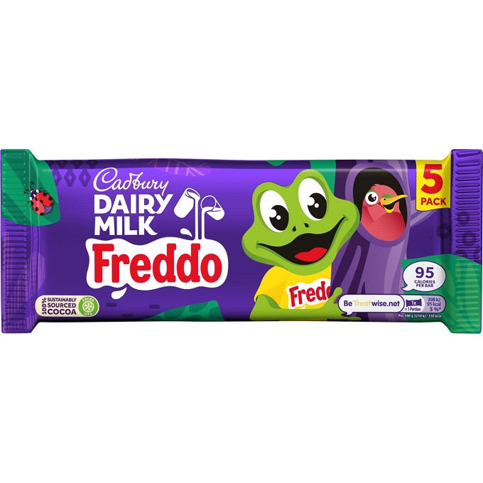 Cadbury Dairy Milk Freddo 5 Pack, 90gm