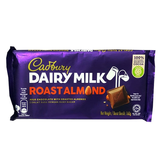 Cadbury Dairy Milk Roast Almond Bar 160gm