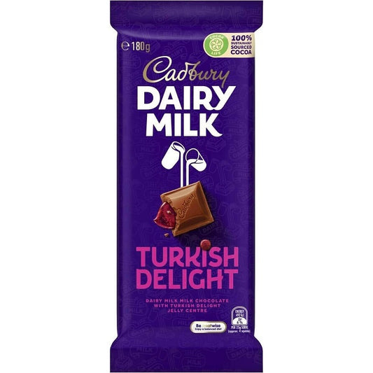 Cadbury Dairy Milk Turkish Delight Chocolate 180gm