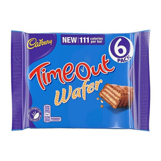 Cadbury Timeout Wafer 6 Pack 127g