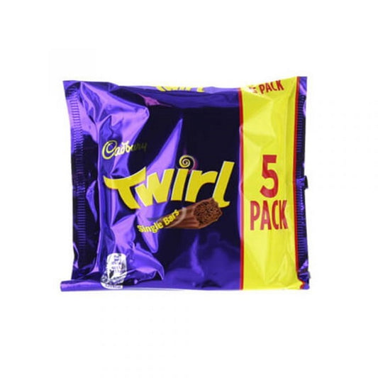 Cadbury Twirl Pack of 5, 107g Imported