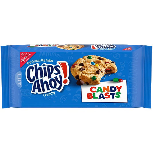 Chips Ahoy Candy Blasts Chocolate Chip Cookies Pouch, 351g