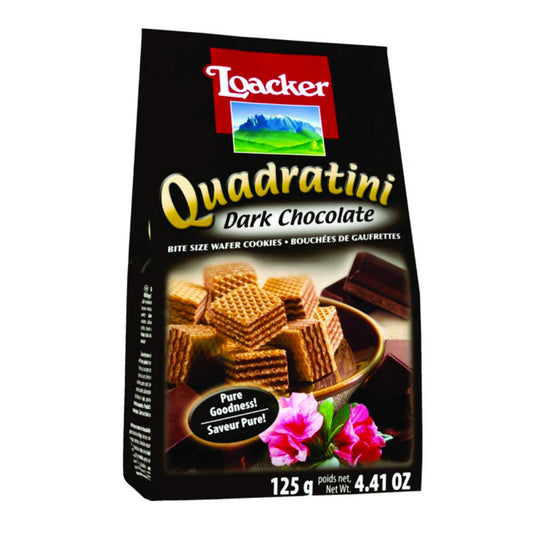 Loacker Quadratini Dark Chocolate 125g