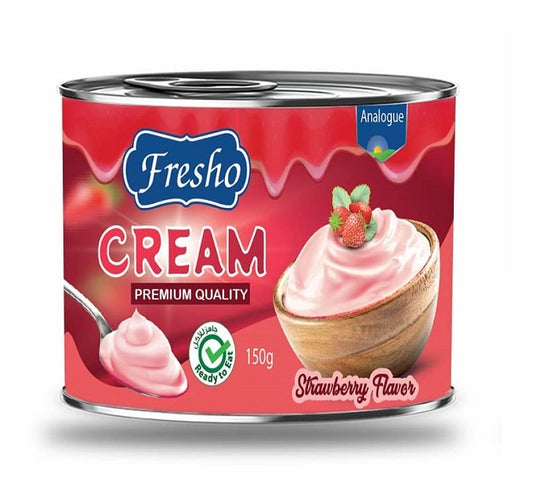 Fresho Strawberry Flavour Cream 150gm