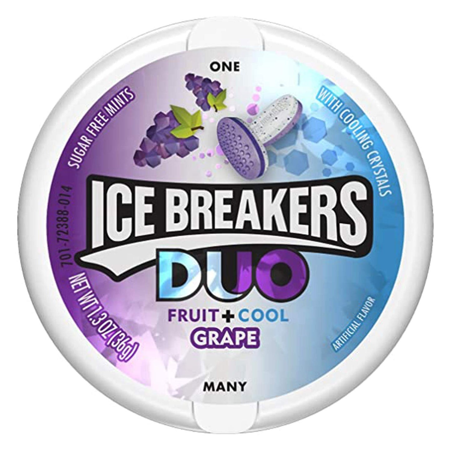 Ice Breakers Duo Fruit + Cool Mints Grape 42g