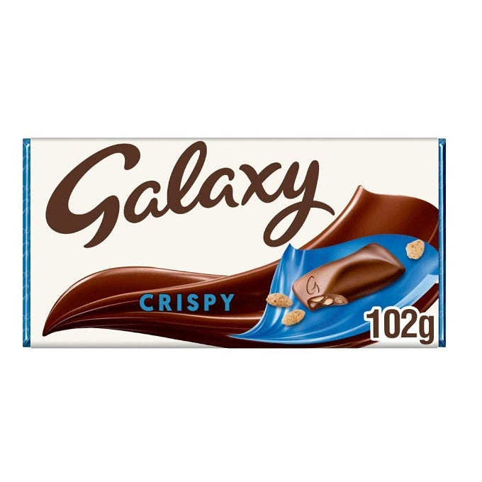 Galaxy Crispy Chocolate Bar 102g