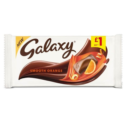 Galaxy Smooth Orange Chocolate Bar 110g