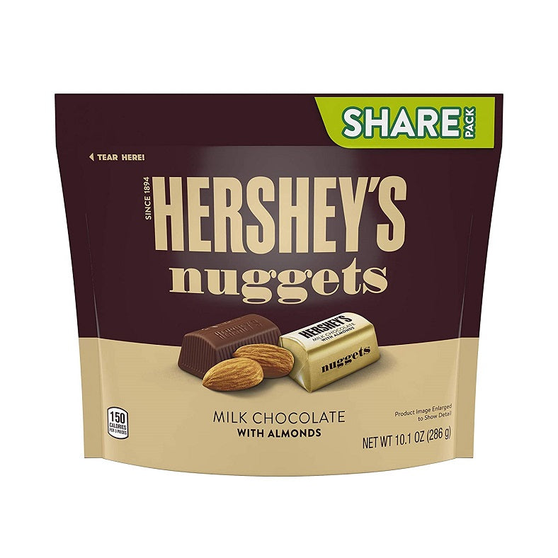 Hershey's Nuggets Milk Chocolate with Almonds 286g