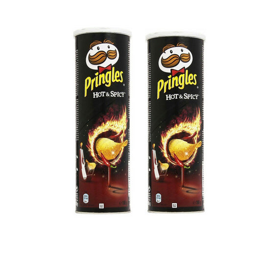 Pringles Hot & Spicy Chips Pack of 2