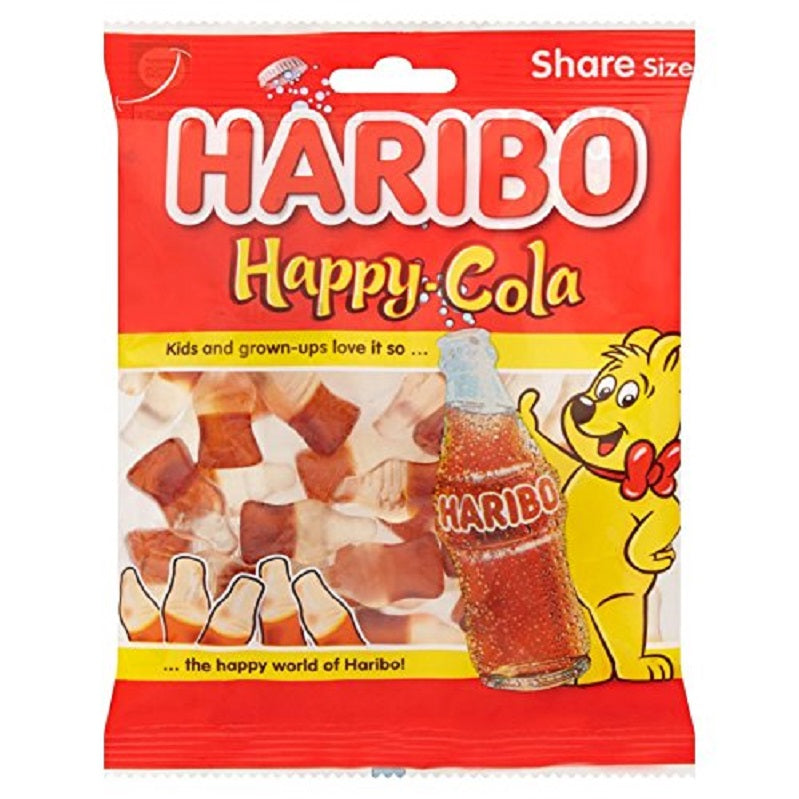 Haribo Happy Cola Pouch 140g Imported