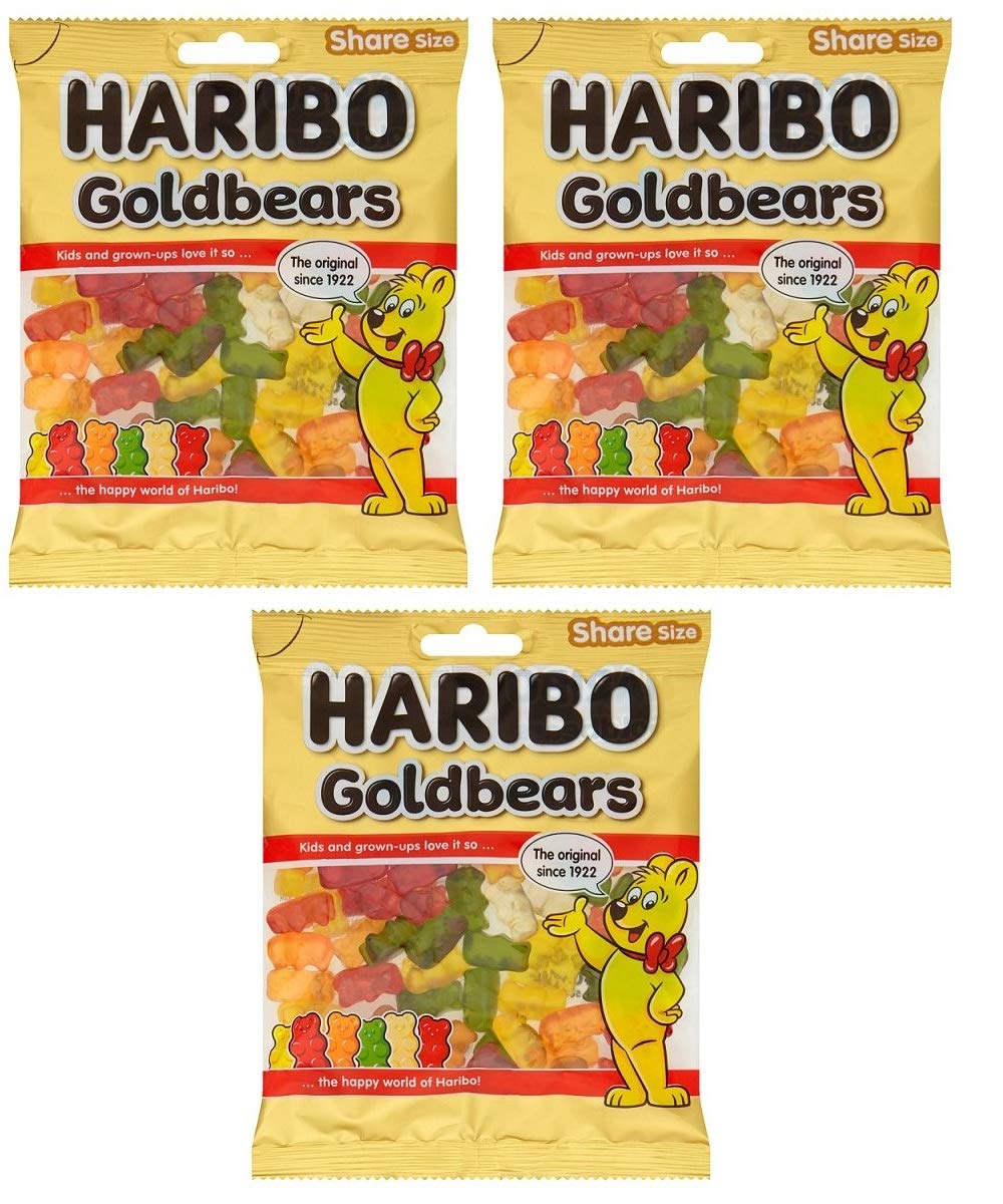 Haribo Gold Bears 140g (Pack of 3)