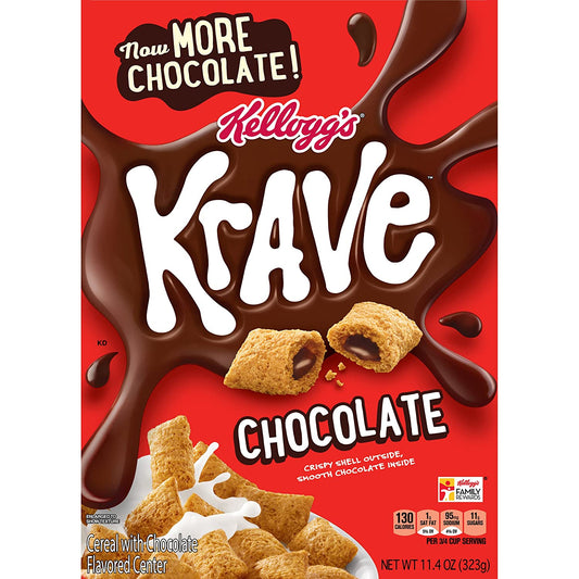 Krave Chocolate Cereal 323g