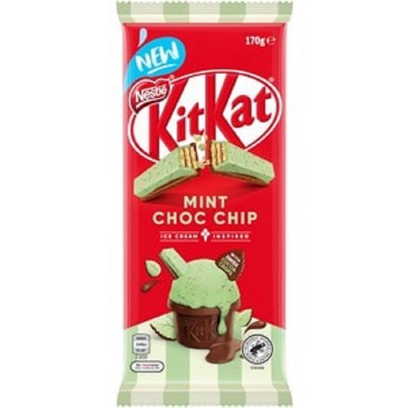 KitKat mint choc chip 170g Imported