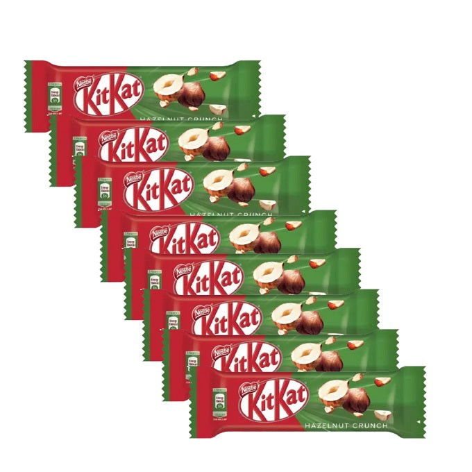 KitKat 2 Finger Hazelnut Crunch Chocolate Pack of 8