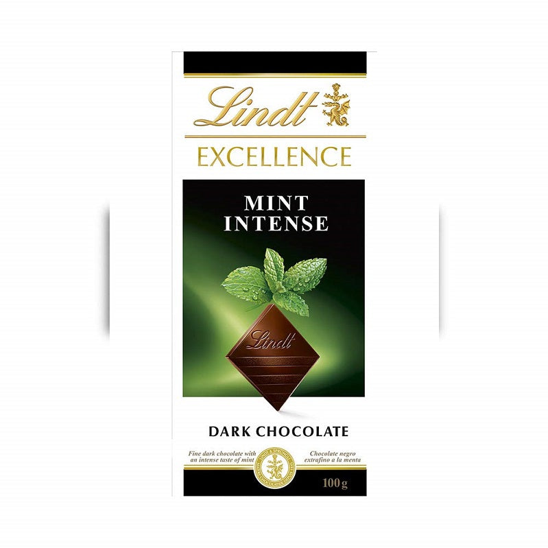 Lindt Excellence Mint Intense Chocolate Imported 100g